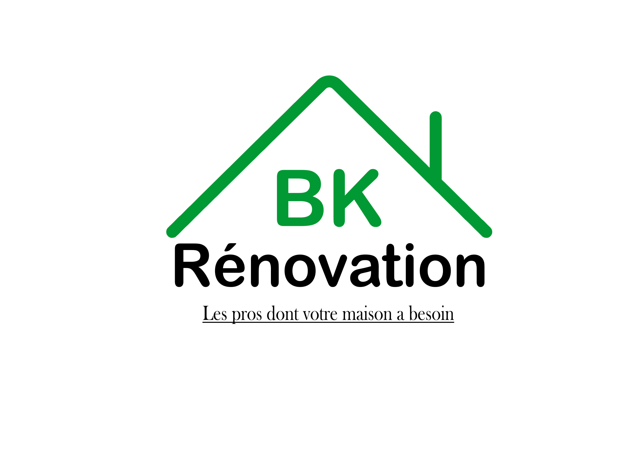 logo bkrenovation avec slogan